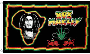 Bob Marley Africa Flag 3x5